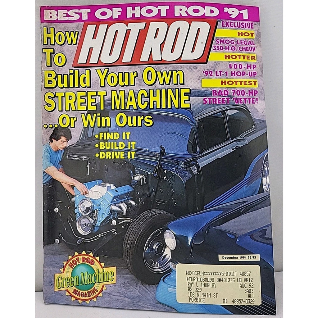 Hot Rod Magazine - December 1991 - Volume 44 Number 12
