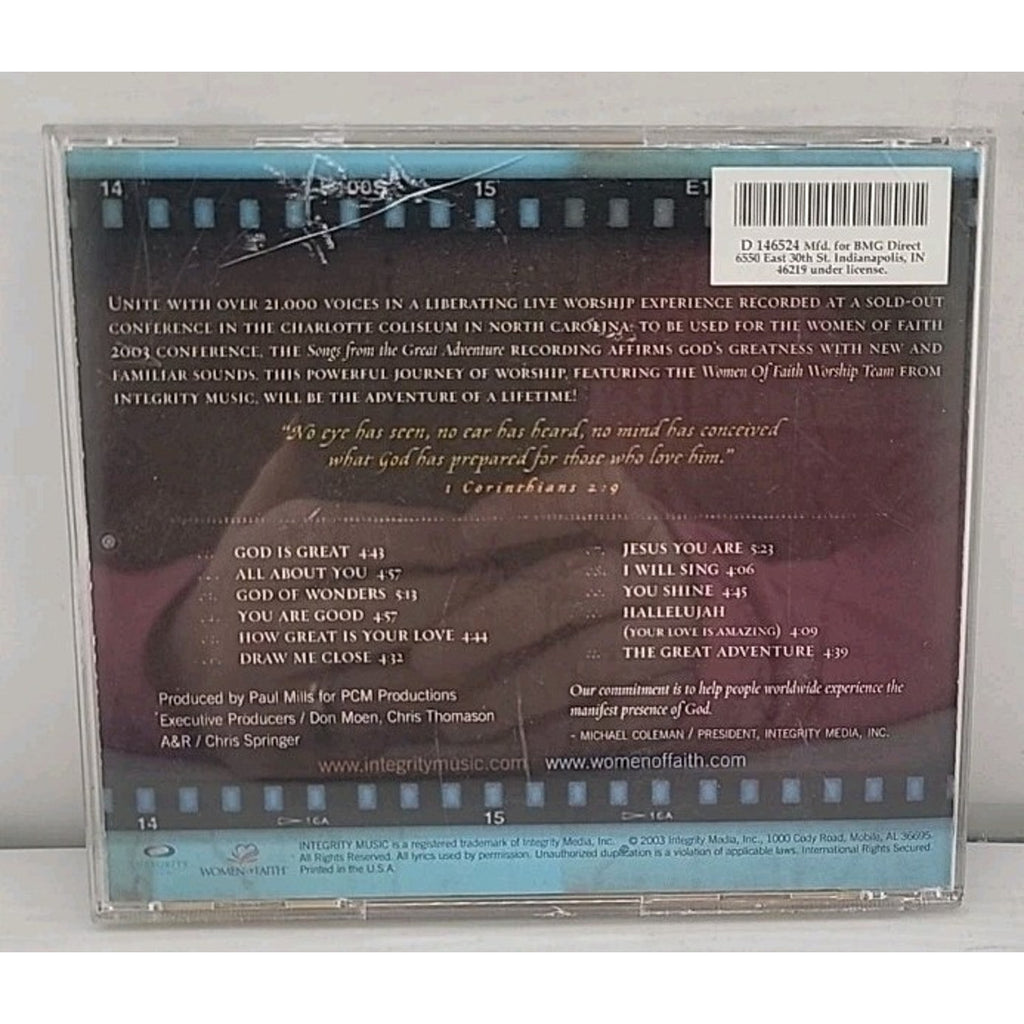 Women Of Faith Songs From The Great Adventure CD