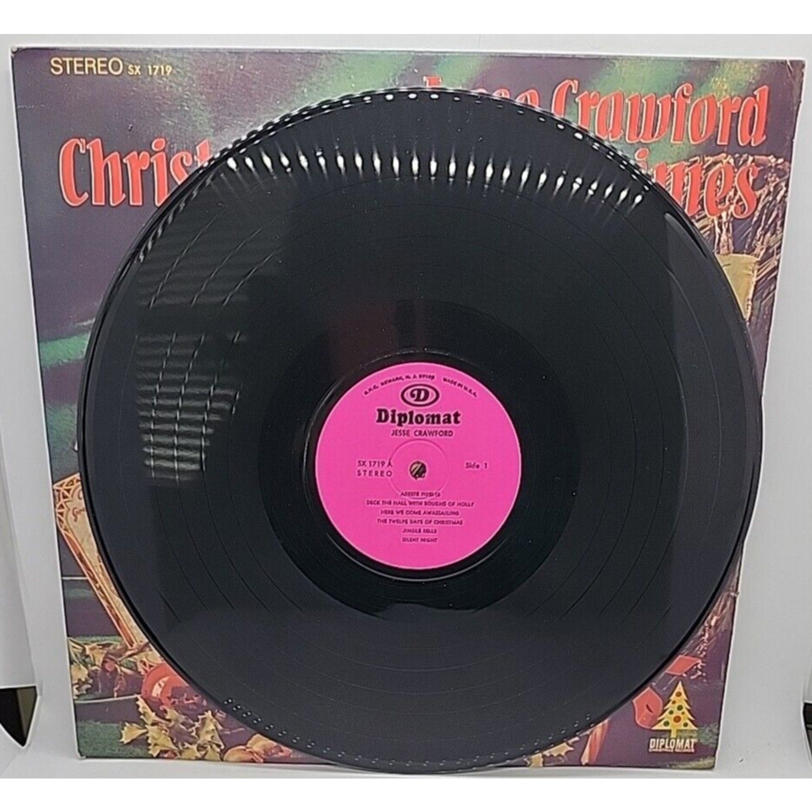 Jesse Crawford - Christmas Organ And Chimes Diplomat (Record)