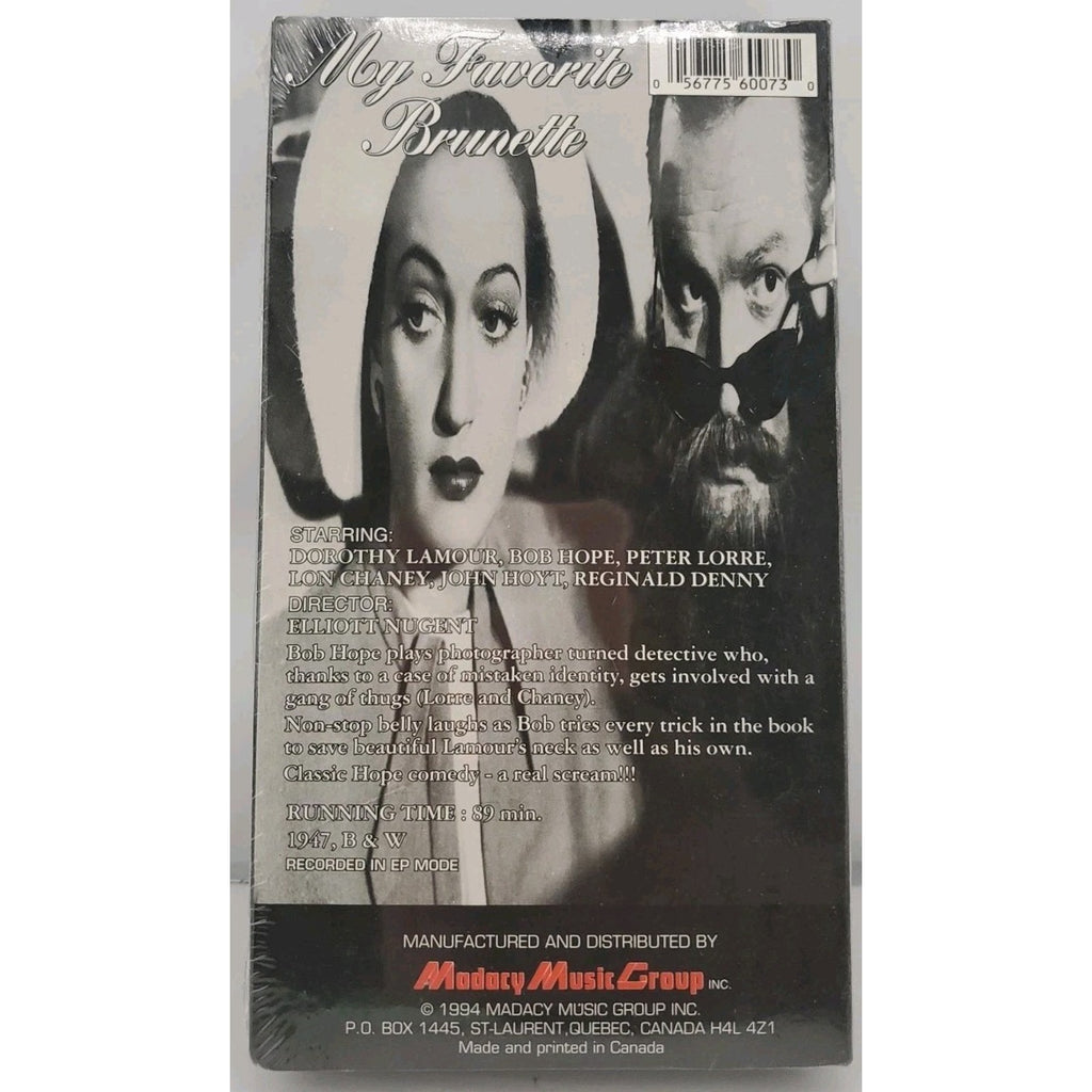 My Favorite Brunette (VHS, 1995, Collectors Edition)
