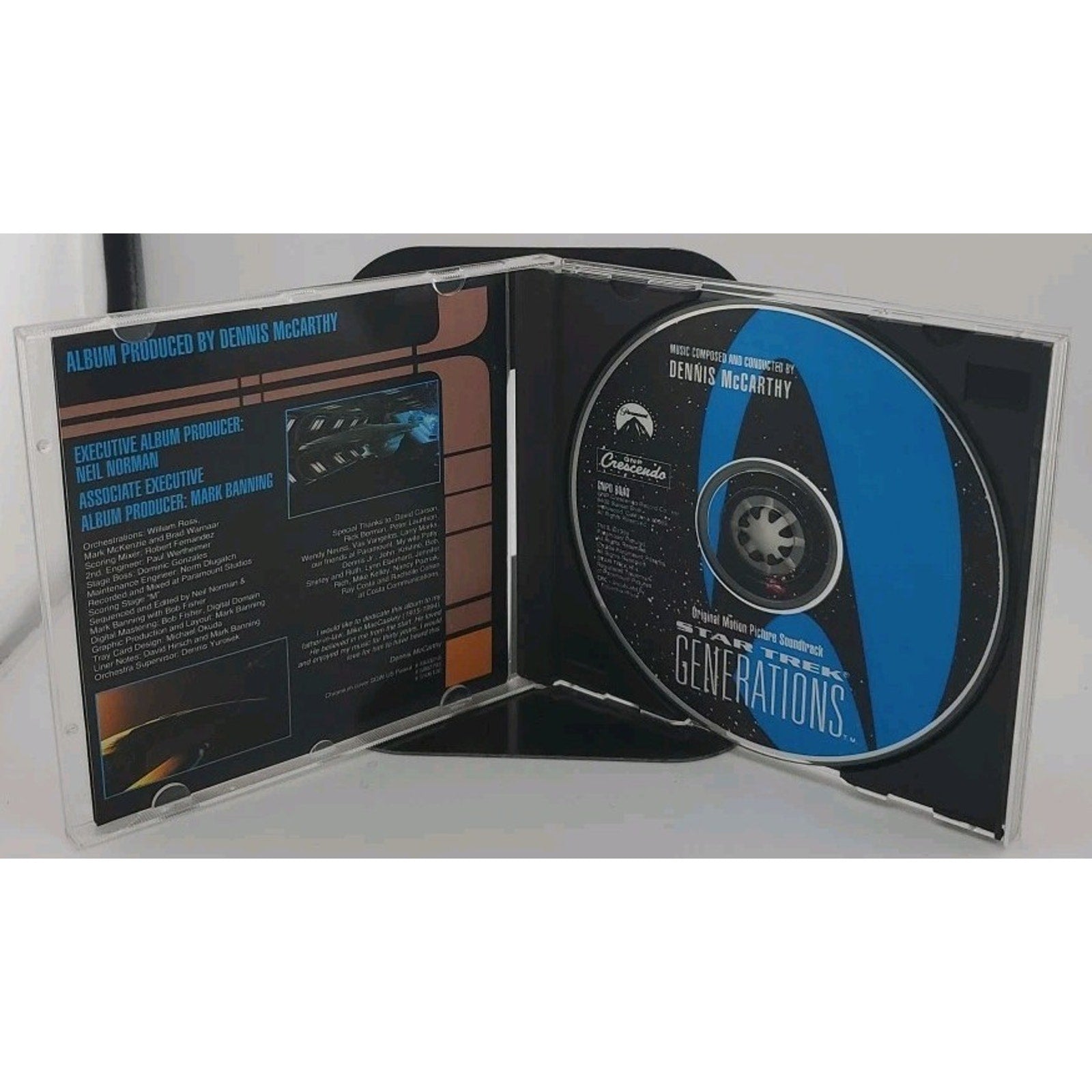 Star Trek Generations by Dennis McCarthy (CD, Dec-1994, GNP/Crescendo)