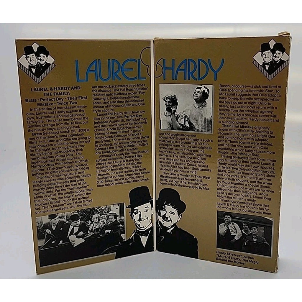 Laurel and Hardy and the Family (VHS, 1991)