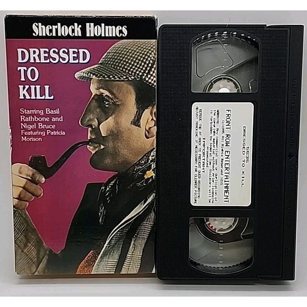 Sherlock Holmes Dressed to Kill (VHS)