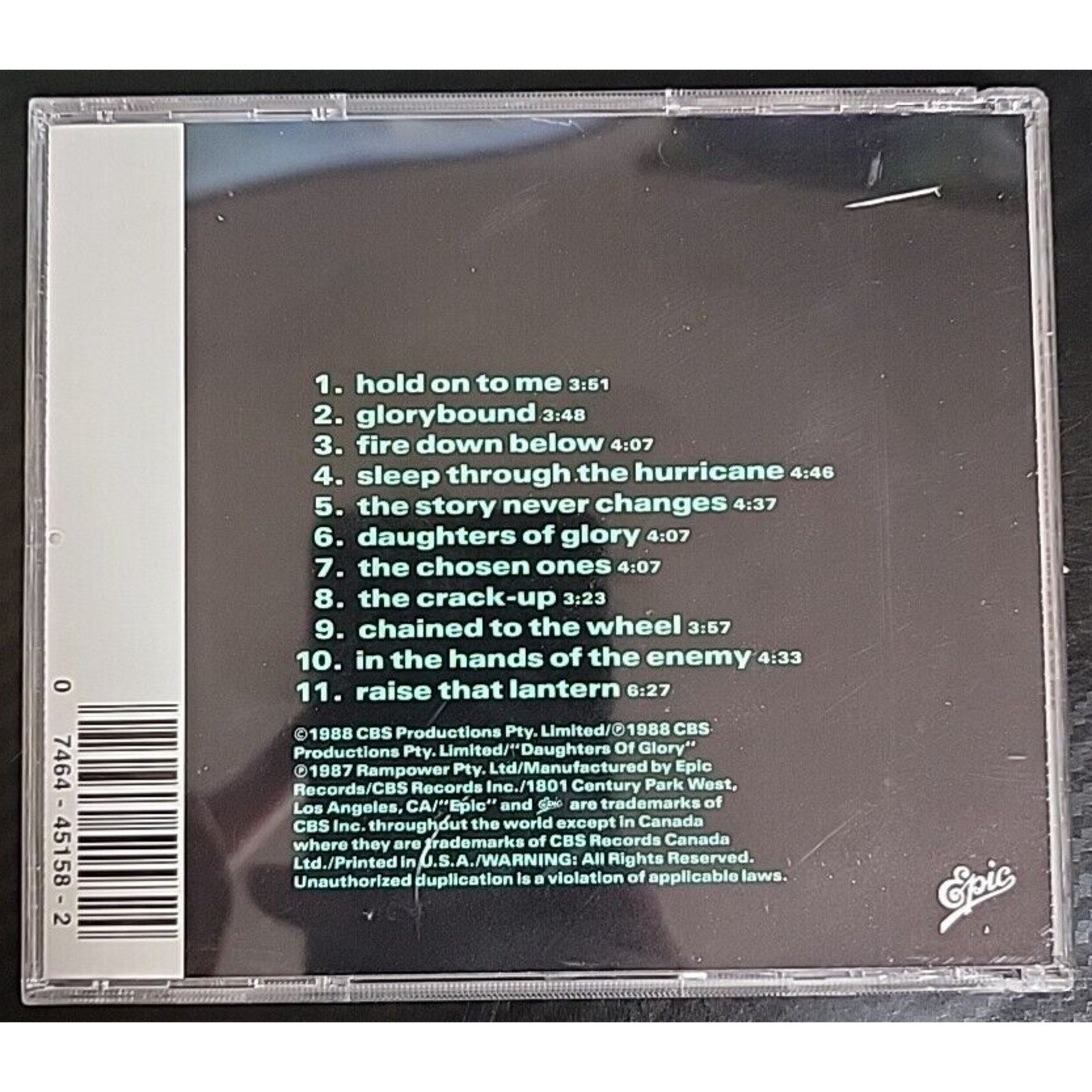 Black Sorrows, Hold on to Me (CD)