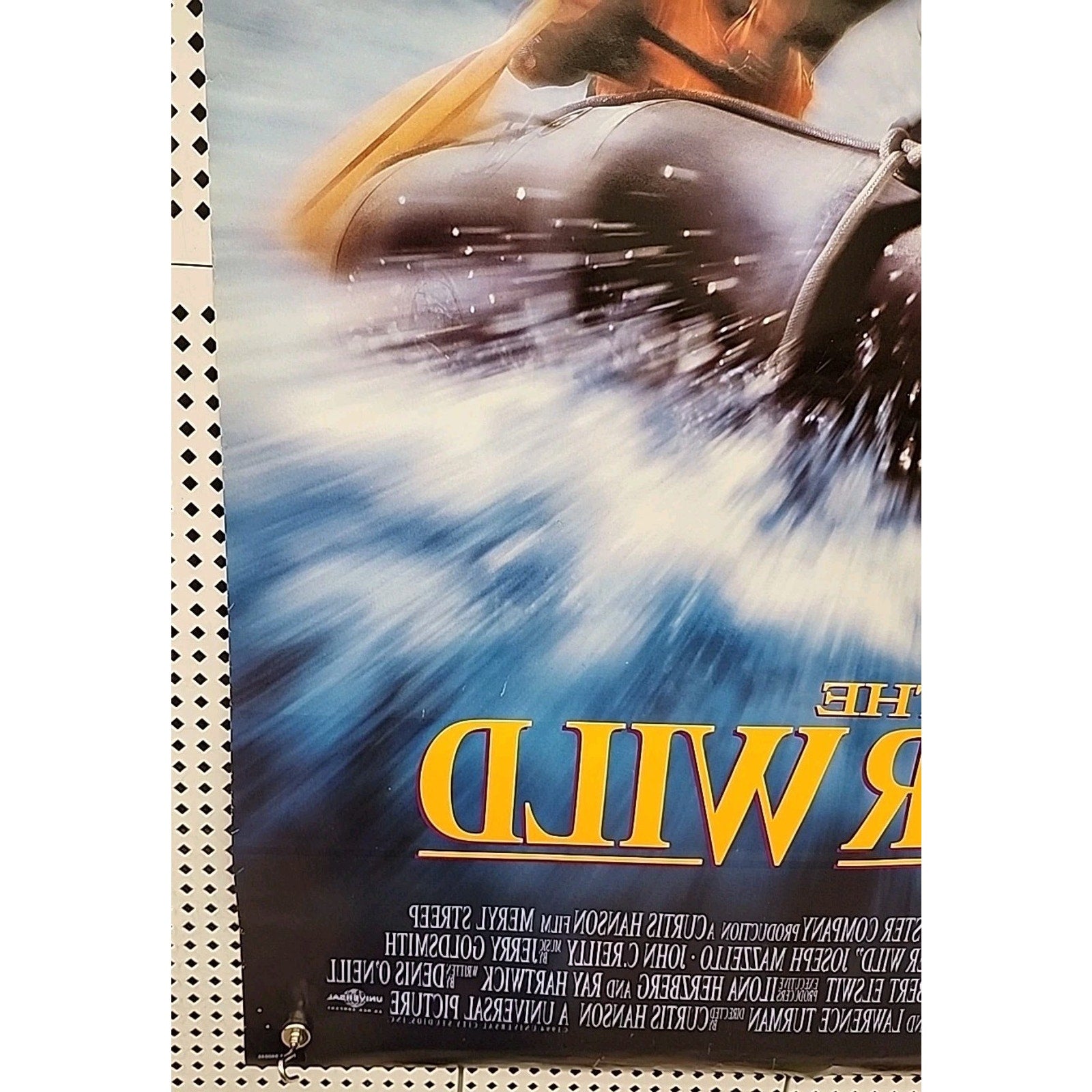39x26 Original 1994 The River Wild Movie Film Poster Meryl Streep Kevin Bacon
