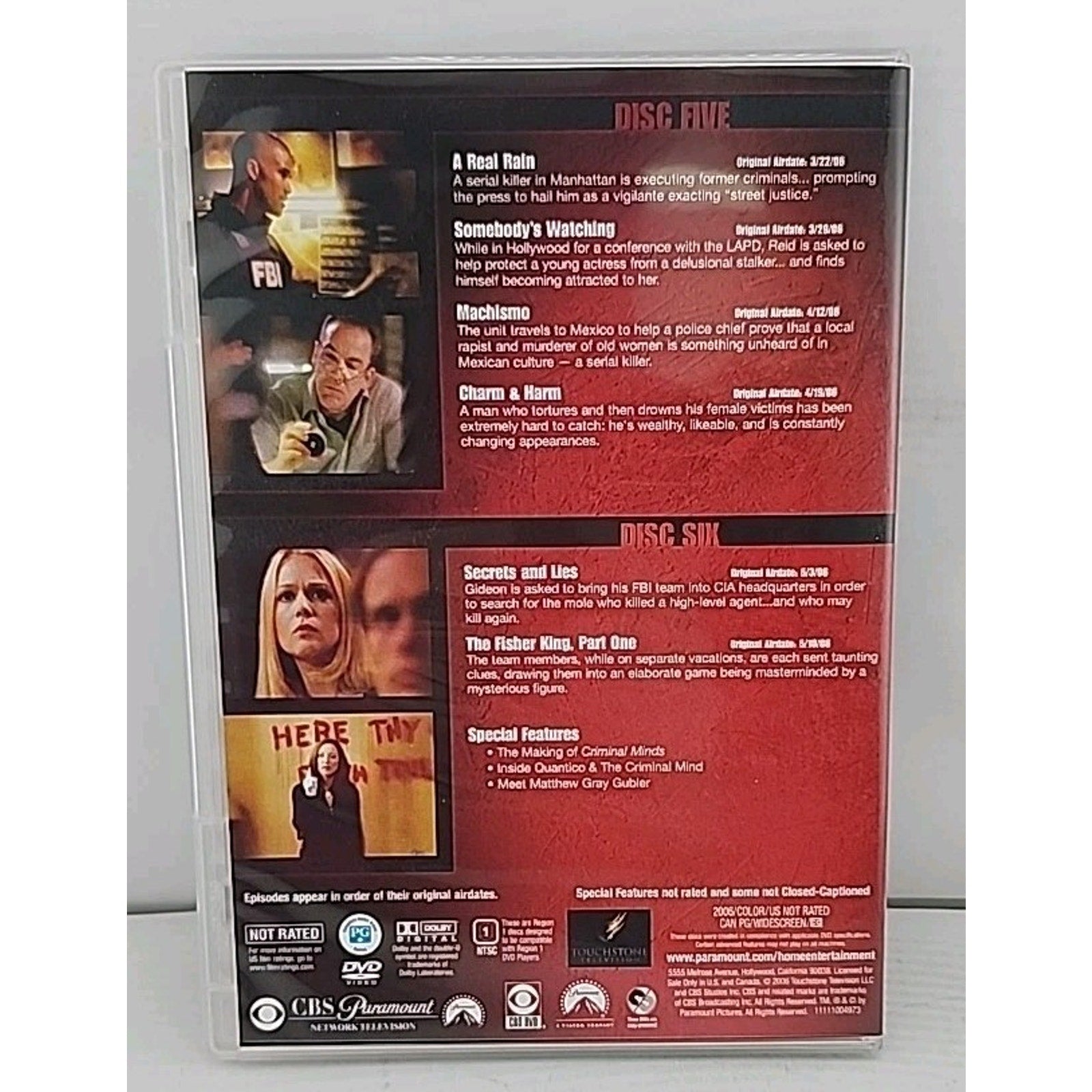 Criminal Minds: Season 1 (DVD, 2005)