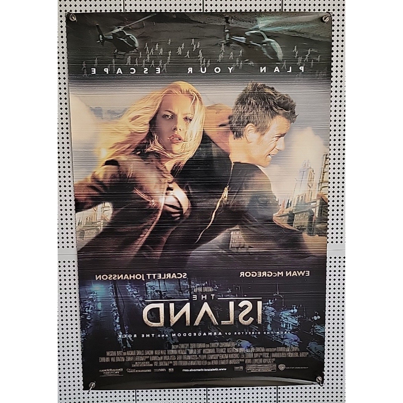 The Island 2005 Double Sided Original Movie Poster 27" x 40"