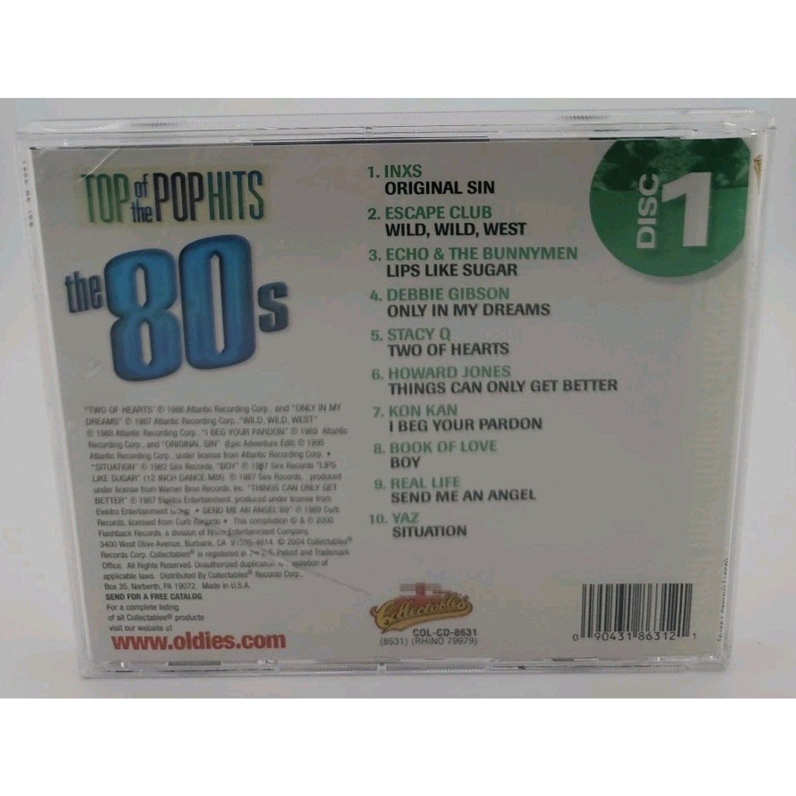 Top of the Pop Hits,80s Disc 1 by Various (CD, 2023)