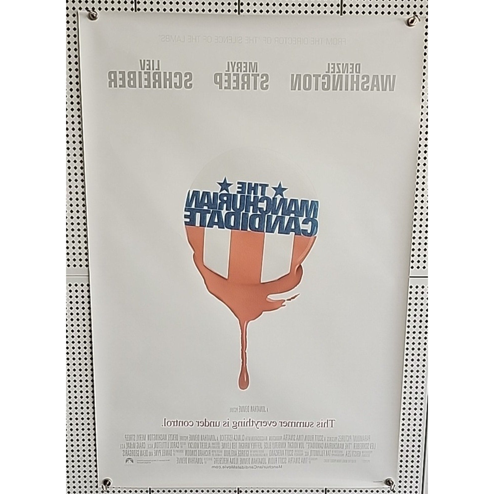 The Manchurian Candidate ~ Movie Poster~27x40 Double Sided Original Movie Poster