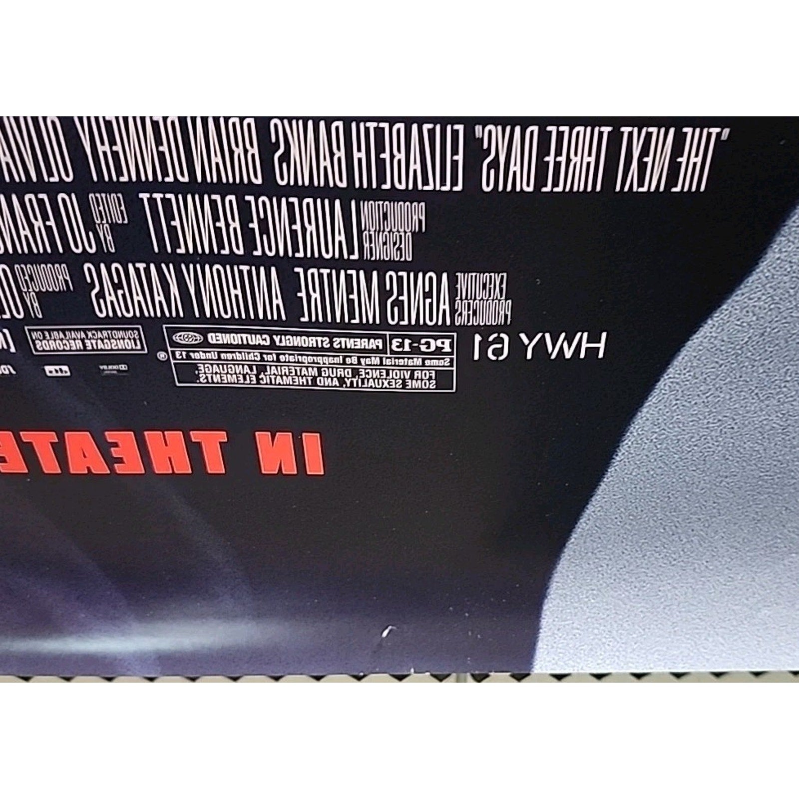 The Next Three Days Original 27x40 D/S Movie Poster 2010