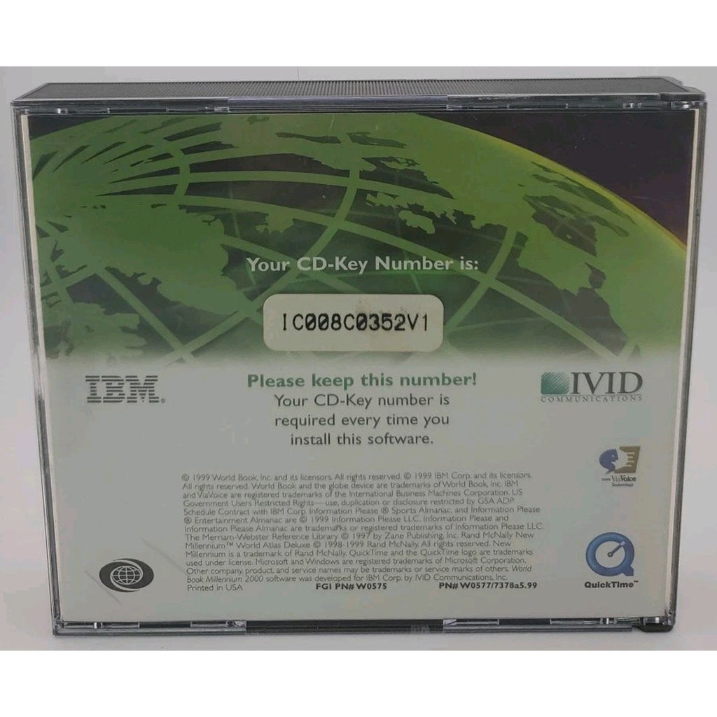 World Book Millennium 2000 Premier Reference Library Cd