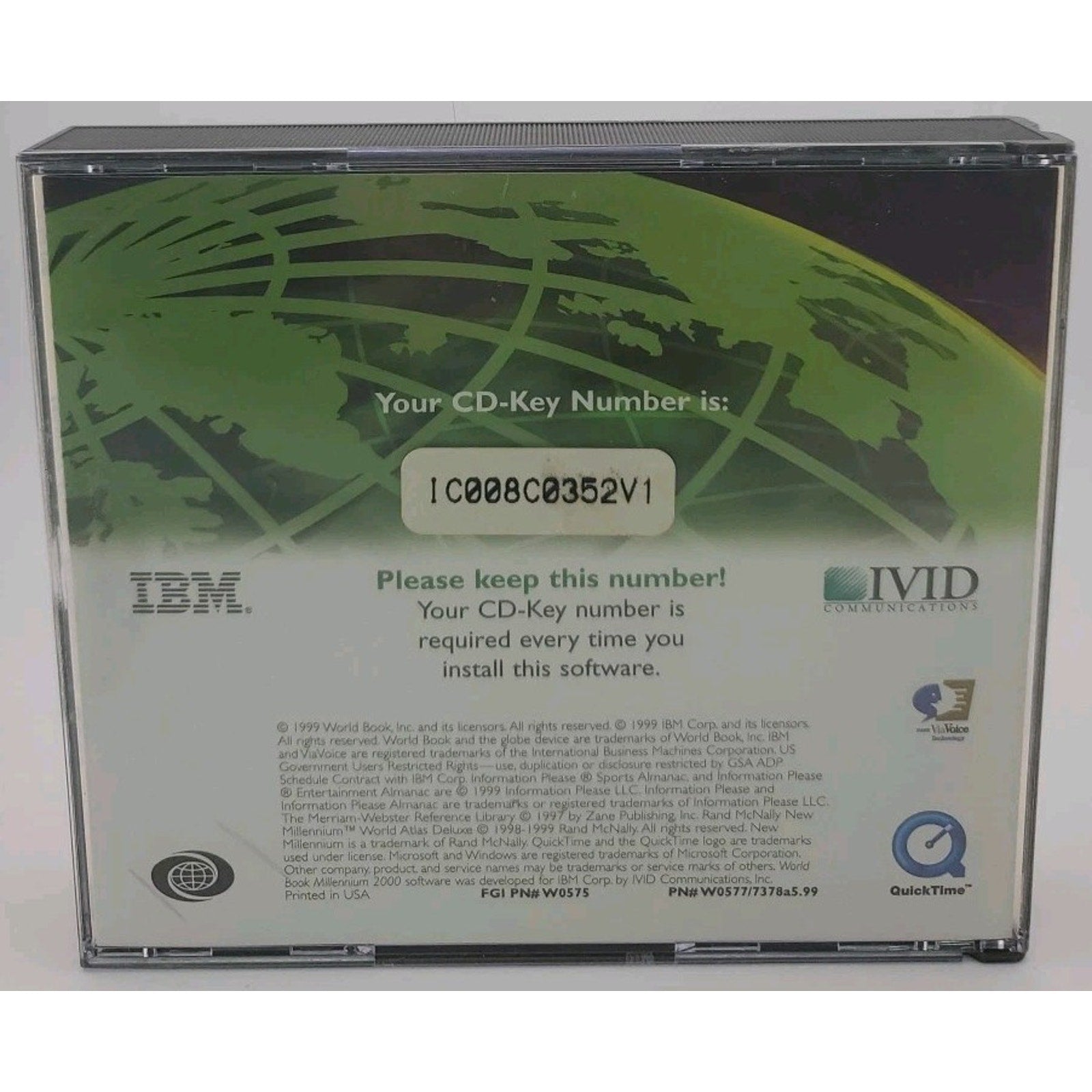 World Book Millennium 2000 Premier Reference Library Cd