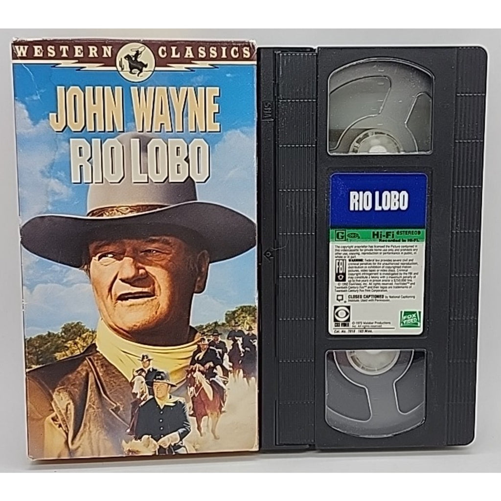 Rio Lobo (VHS, 1997) Western Classics
