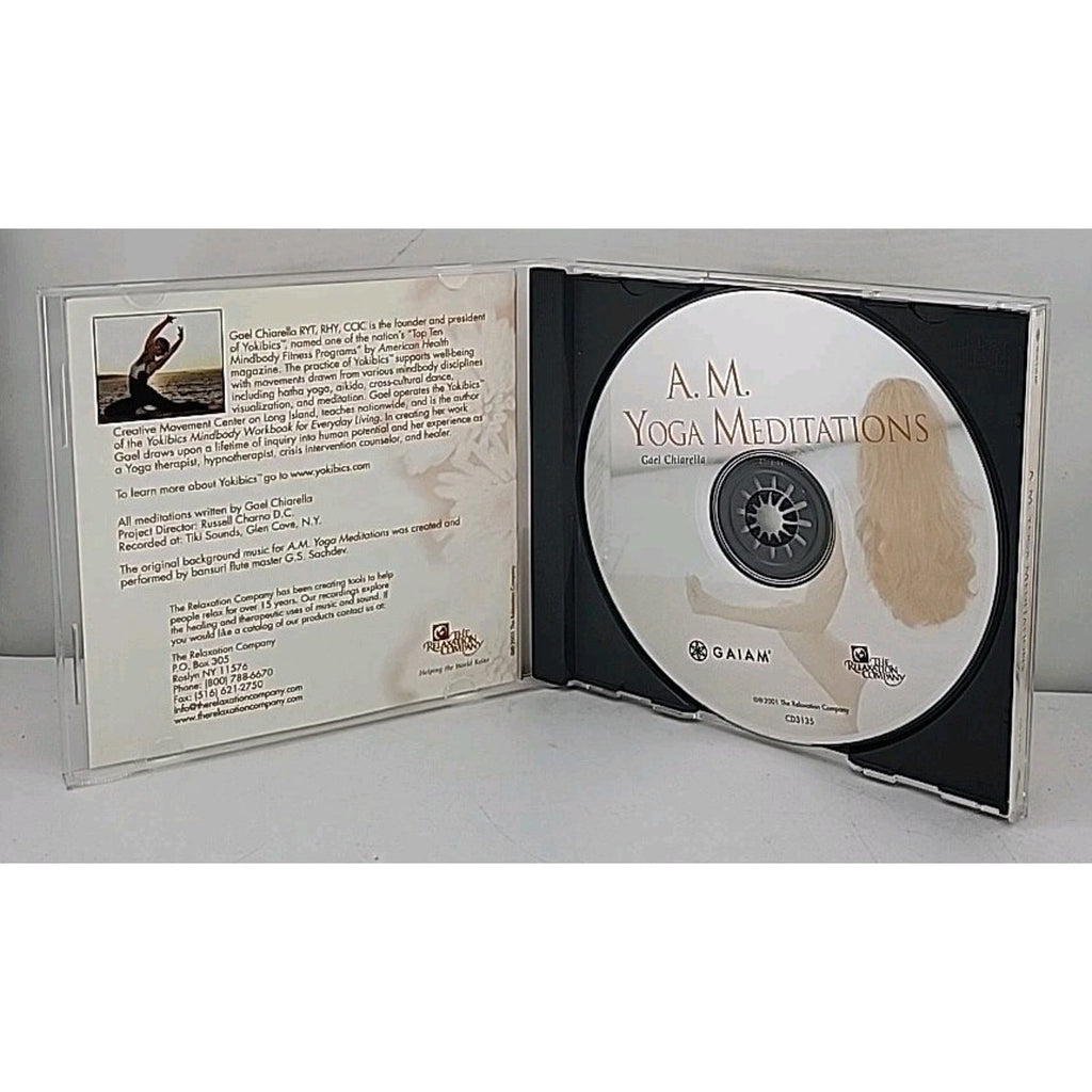 AM/PM Yoga Meditations by Gael Chiarella (CD, 2001)
