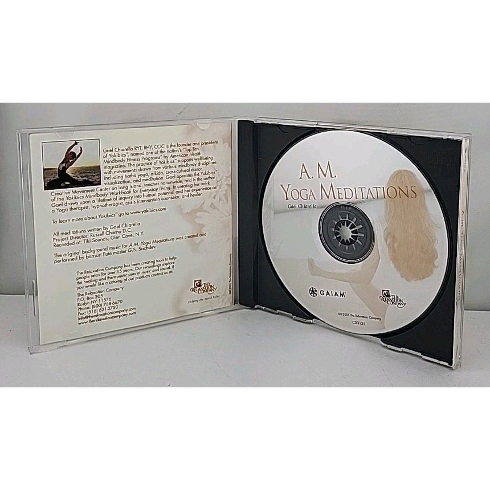 AM/PM Yoga Meditations by Gael Chiarella (CD, 2001)