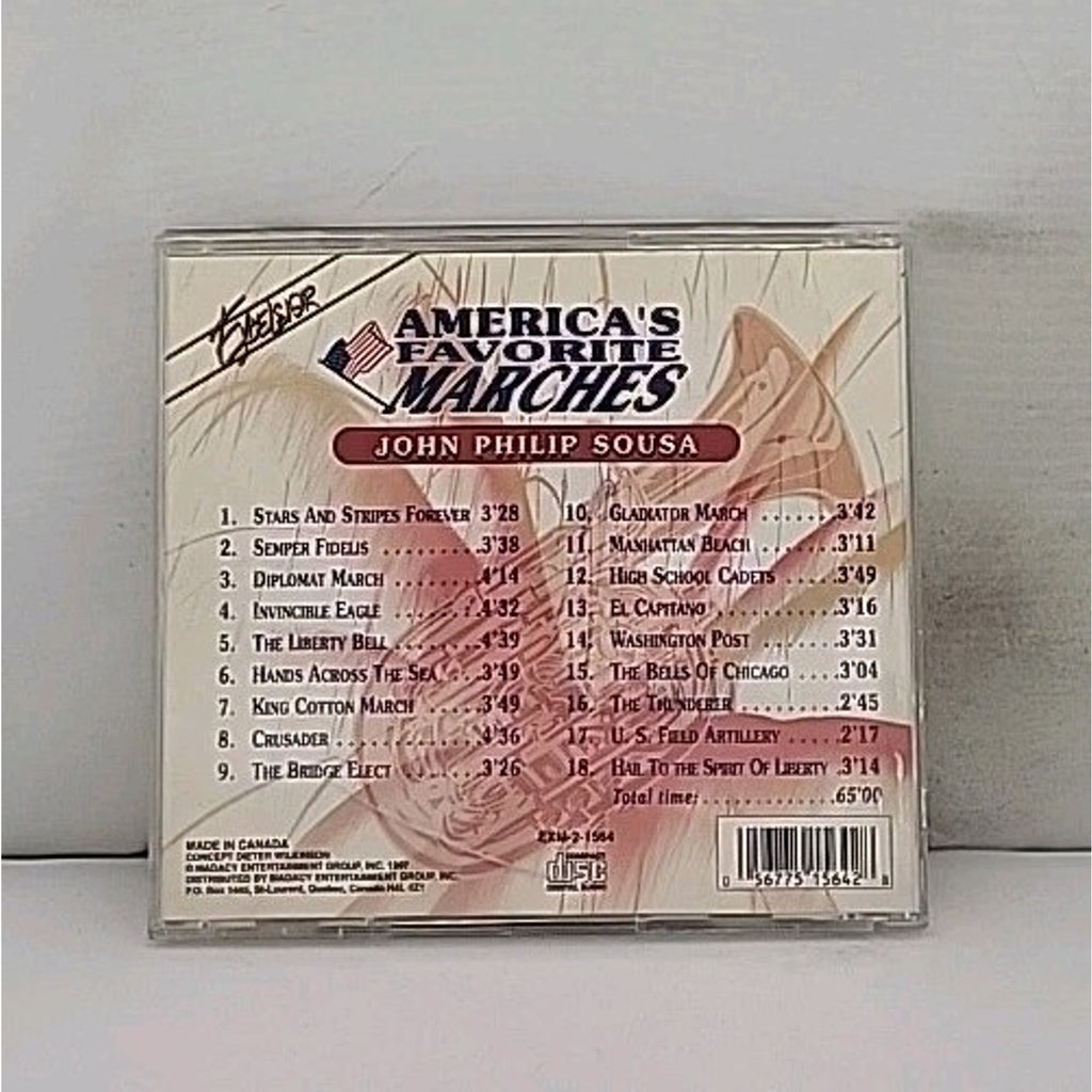 American's Favorite Marches (CD, 1997, Excelsior Recordings)