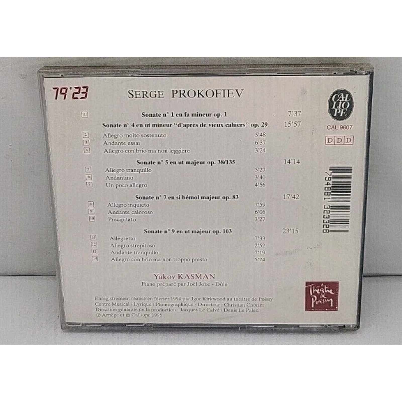 Prokofiev / Sonates 1, 4, 5, 7 & 9 CD