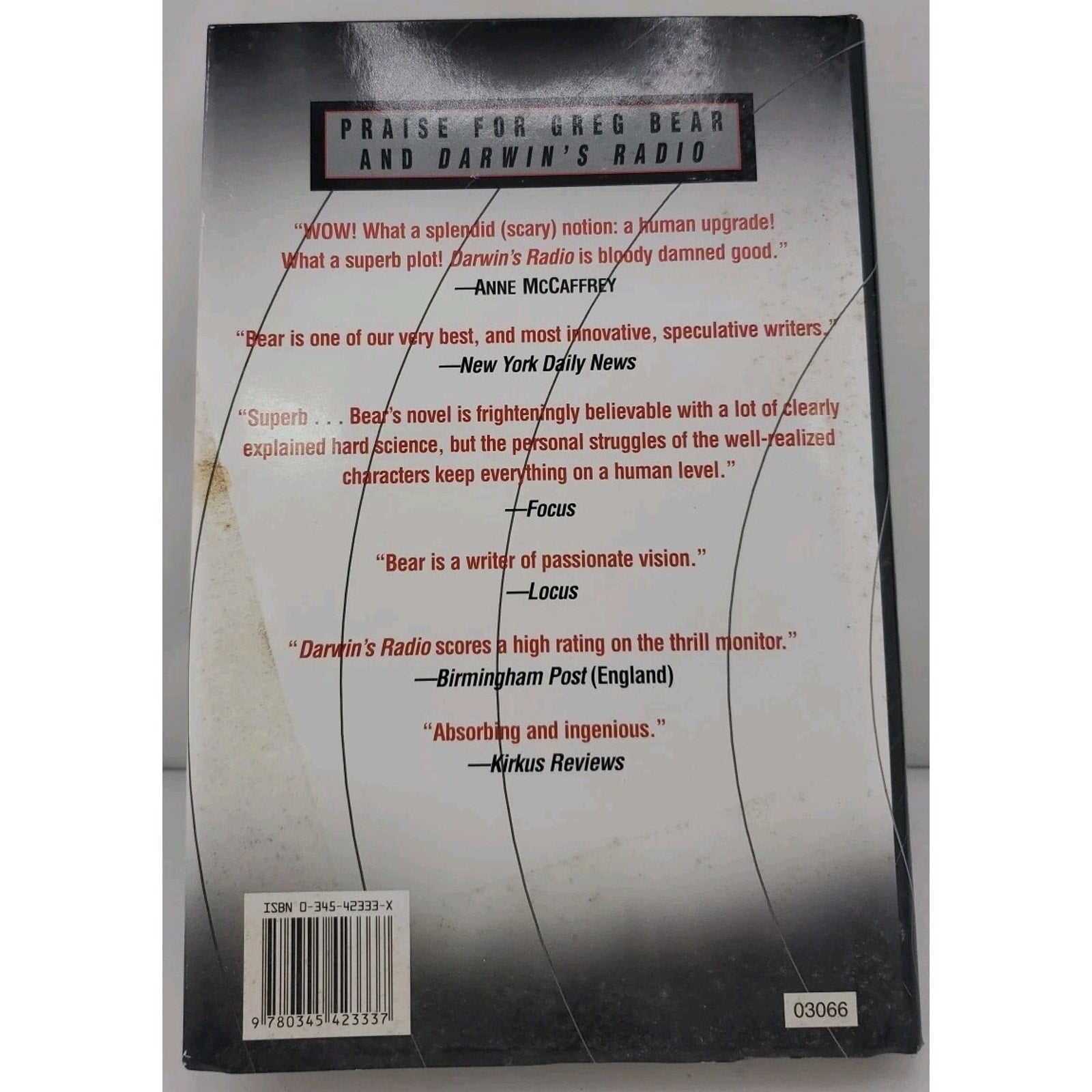Darwin's Radio by Greg Bear (1999, Hardcover)