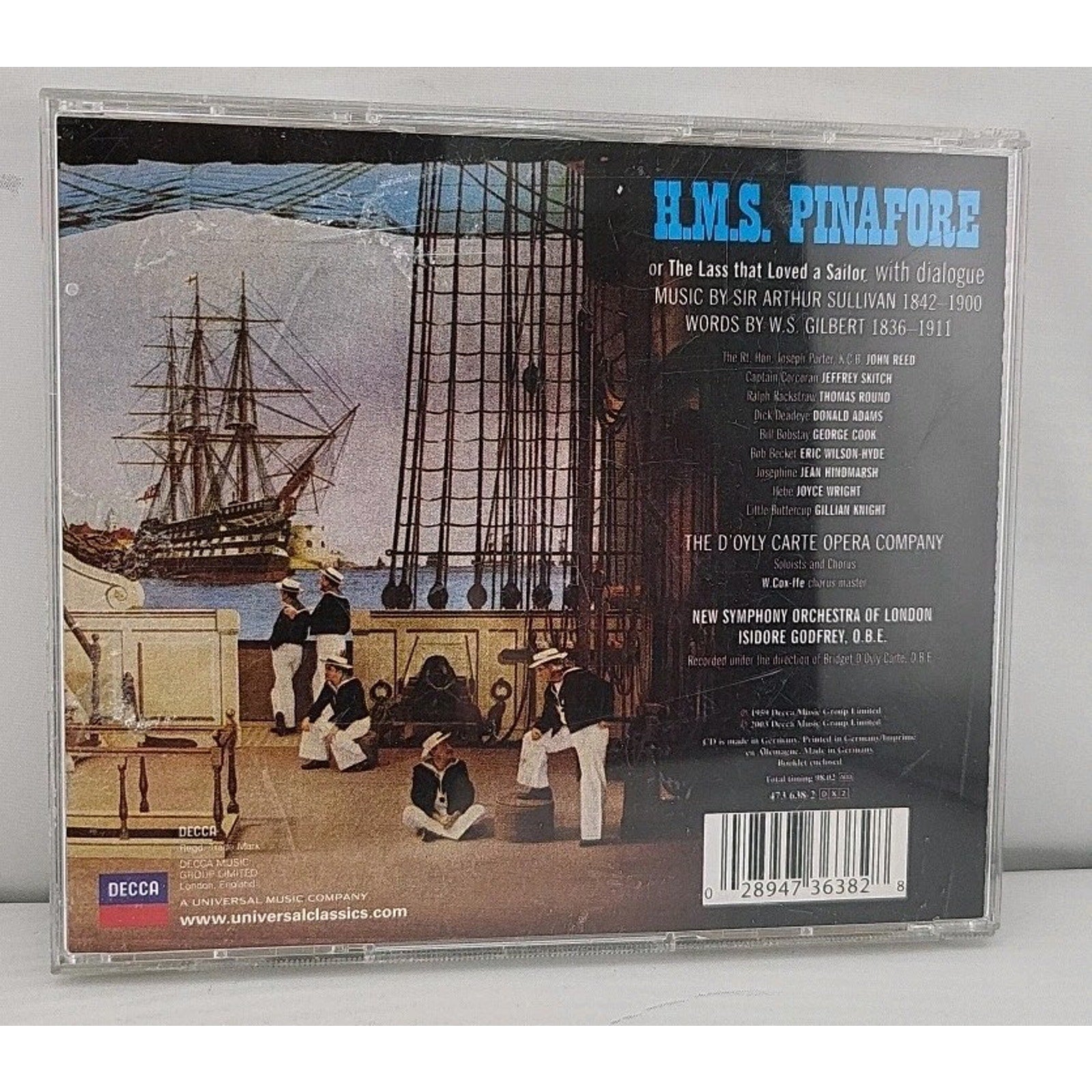 Hms Pinafore by Gilvert & Sullivan / Dcoc / Nsol / Godgrey(CD, 2003) Disc 2 Only