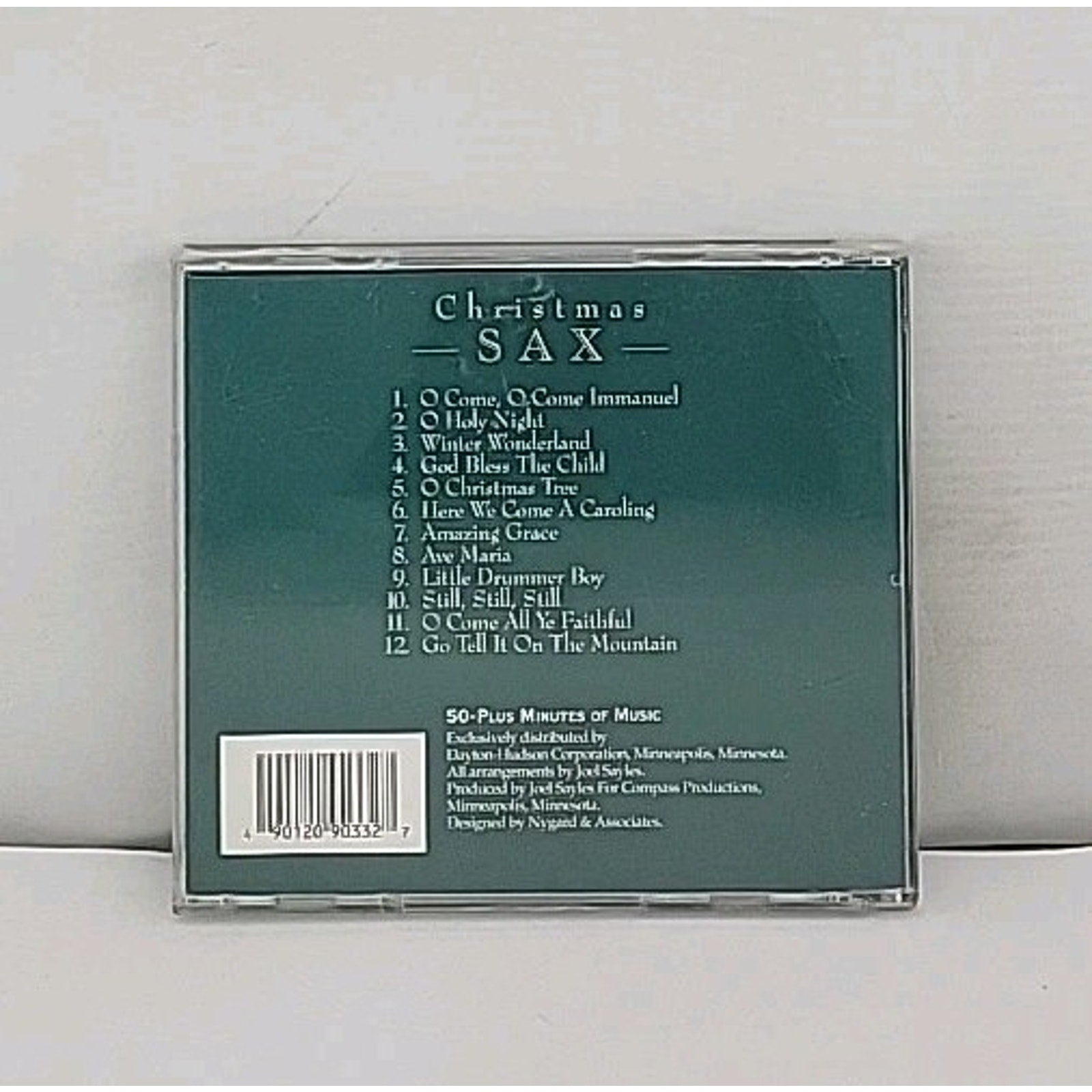 Christmas Sax CD Holiday Music Holiday Homecoming Series