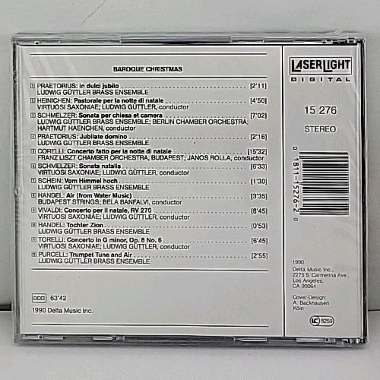 Baroque Christmas Music by Various (CD, 1990) *Brand New*