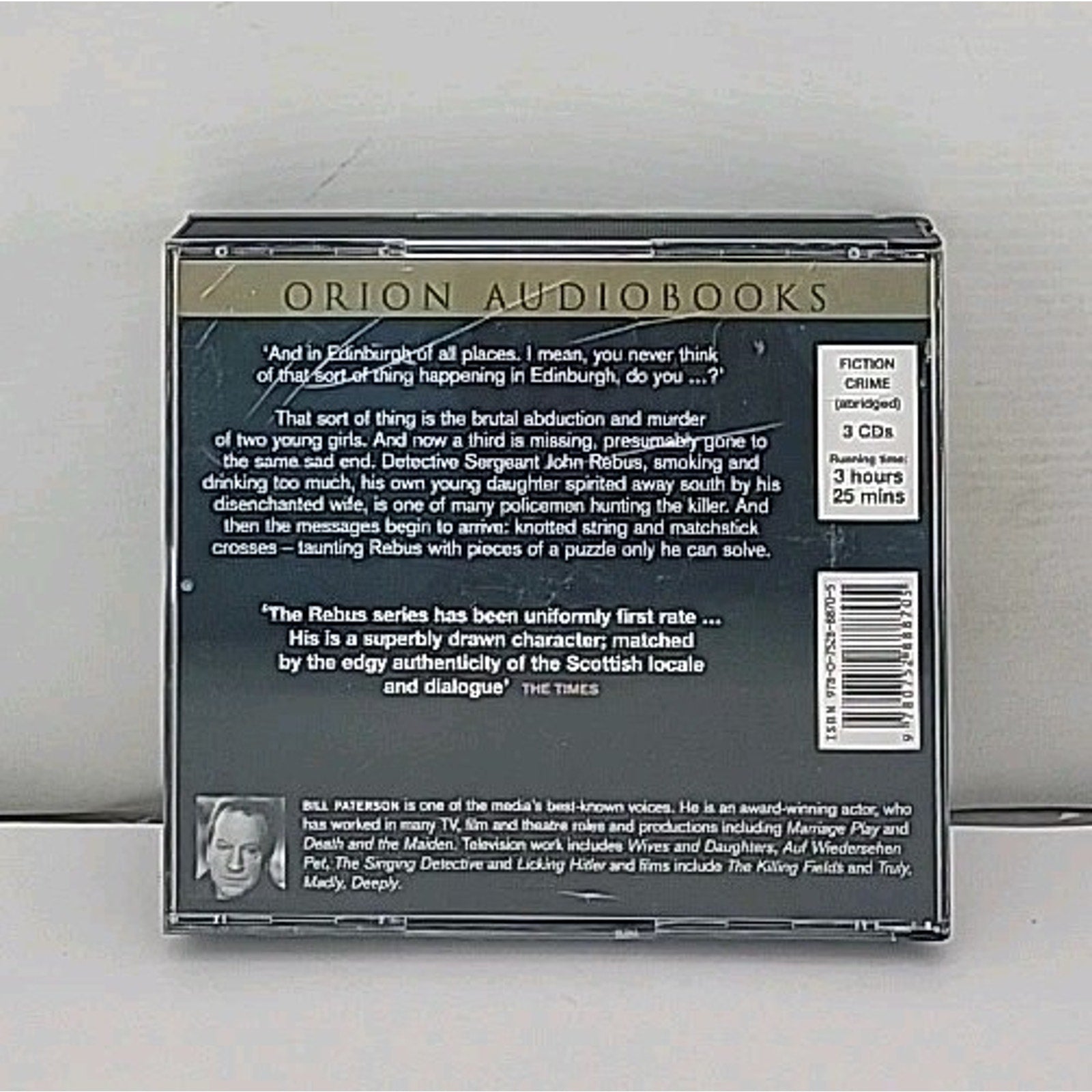 Knots & Crosses By Ian Rankin - Read By Bill Paterson Audiobook (3 CD Set)