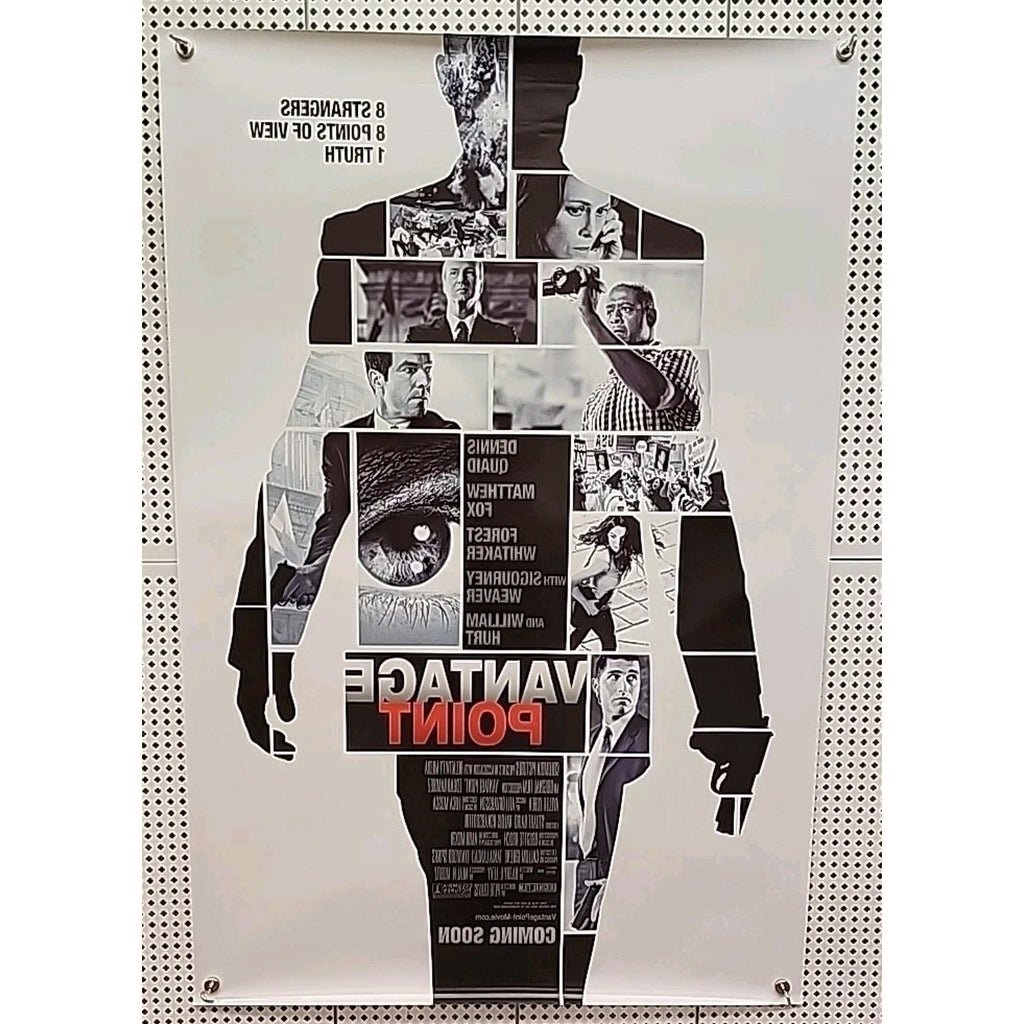 Vantage Point Original 27x40 DS Movie Poster 2008 Dennis Quaid Theater One Sheet