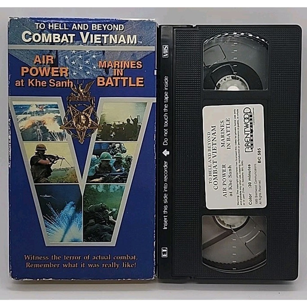 Combat Vietnam - Air Power at Khe Sanh/Marines in Battle (VHS, 1990)
