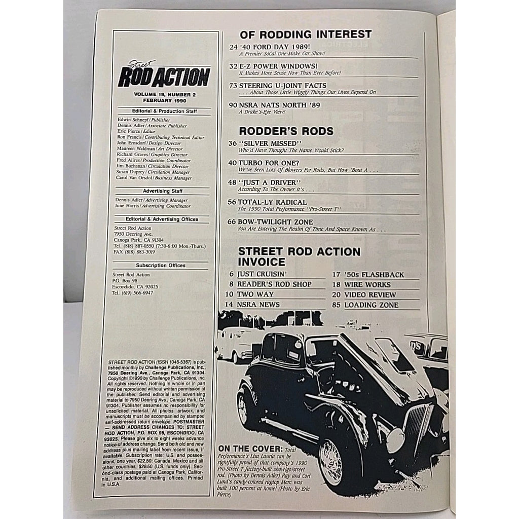 Rod Action Magazine February 1990 Volume 19 Number 2