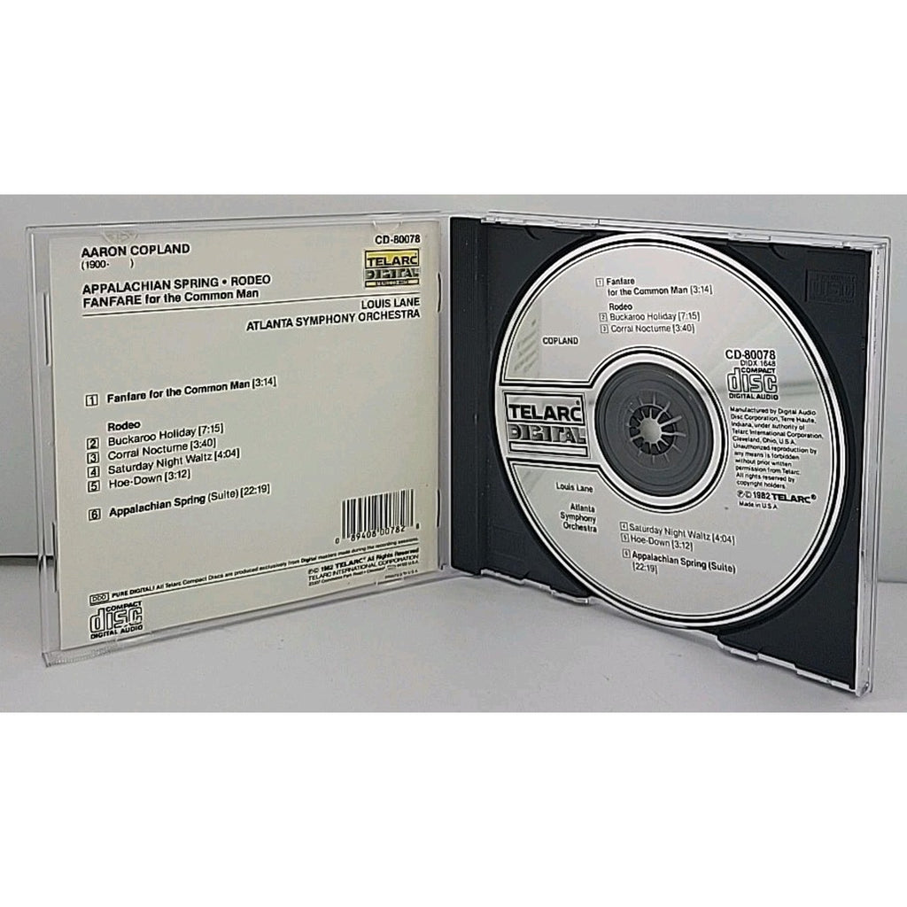 Appalachian Spring / Fanfare / Rodeo by Louis Lane (CD, 1990)