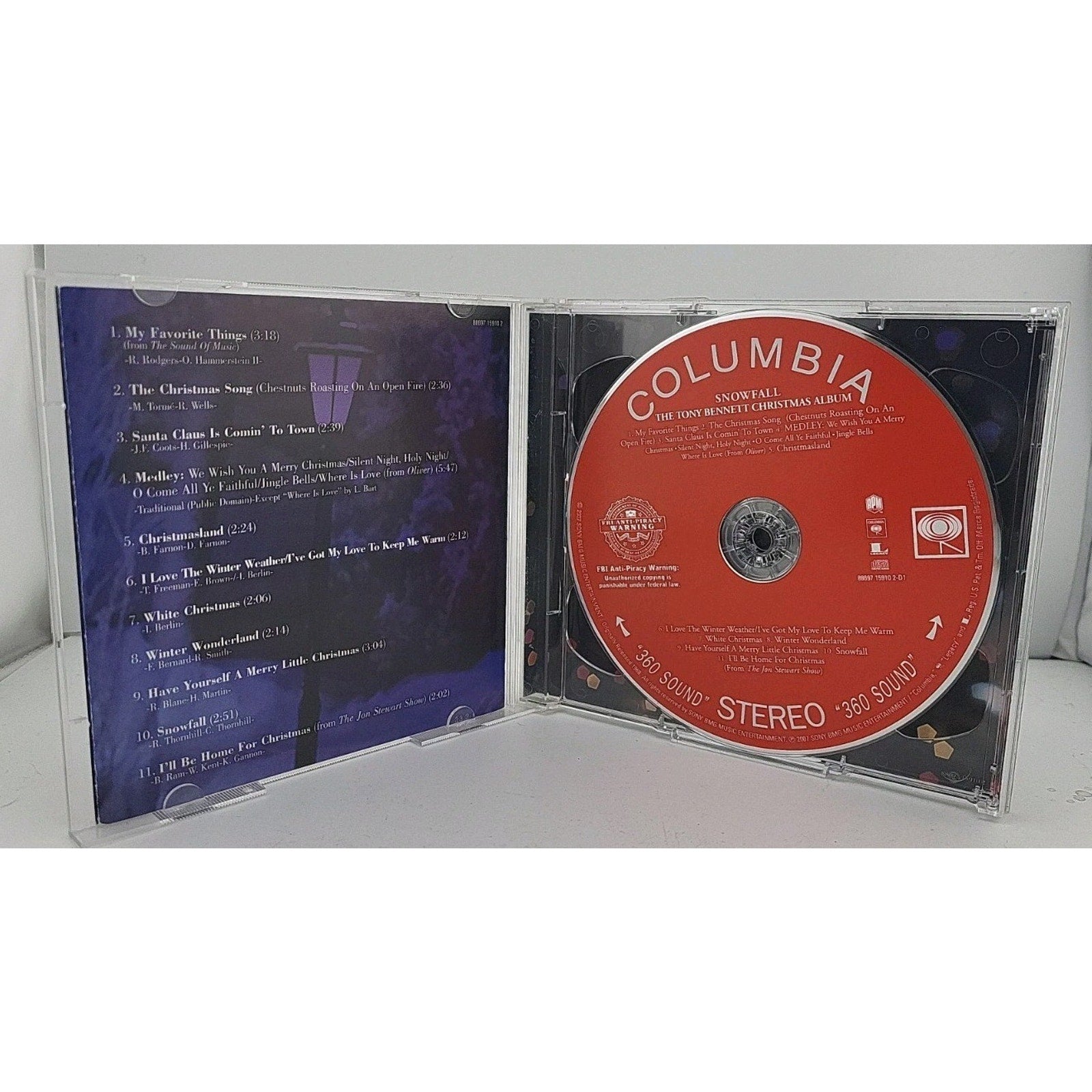Snowfall: the Tony Bennett Christmas Album by Bennett, Tony (CD, 2007)