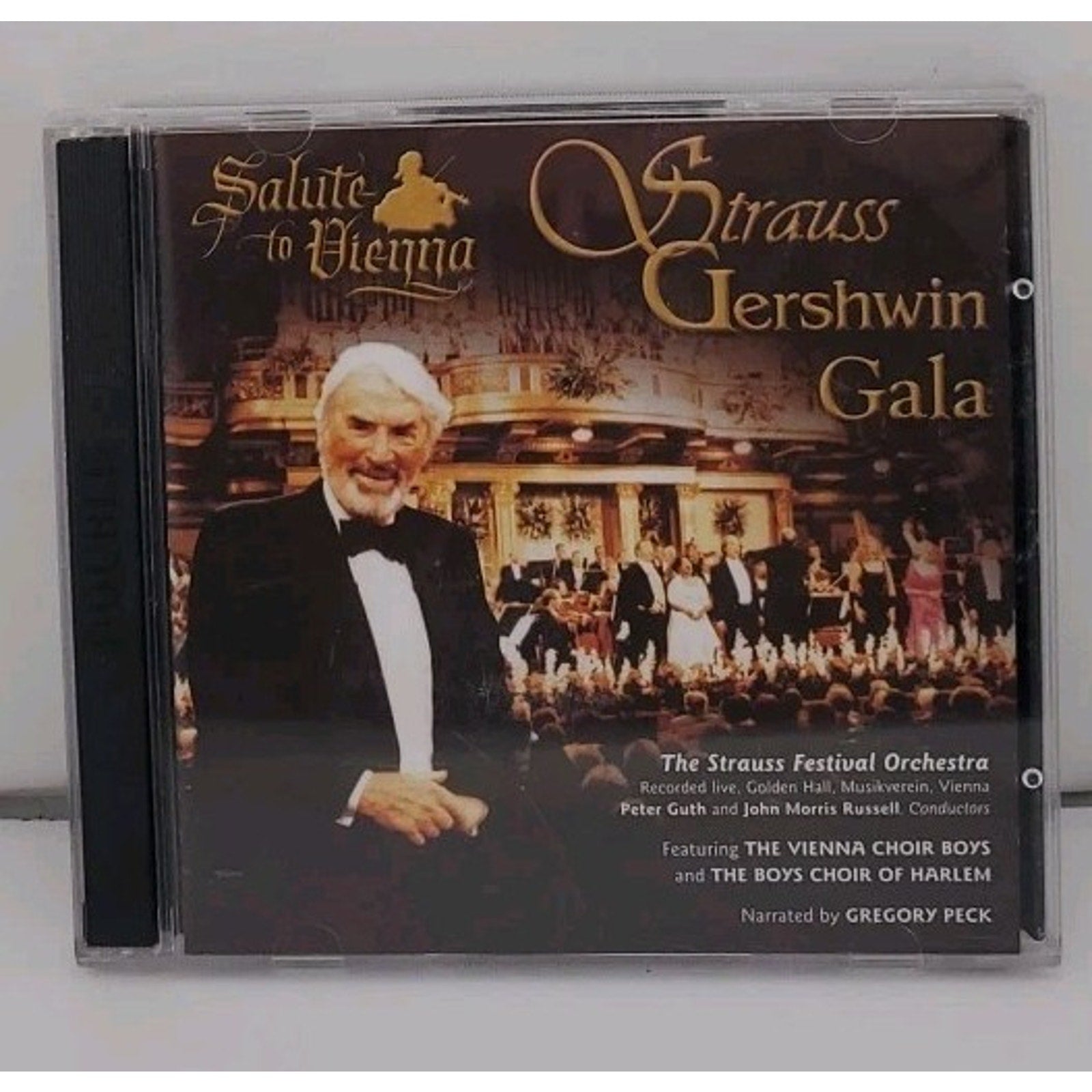 Strauss Gershwin Gala CD Classical Salute to Vienna 30 Song 2 Disc Live Album