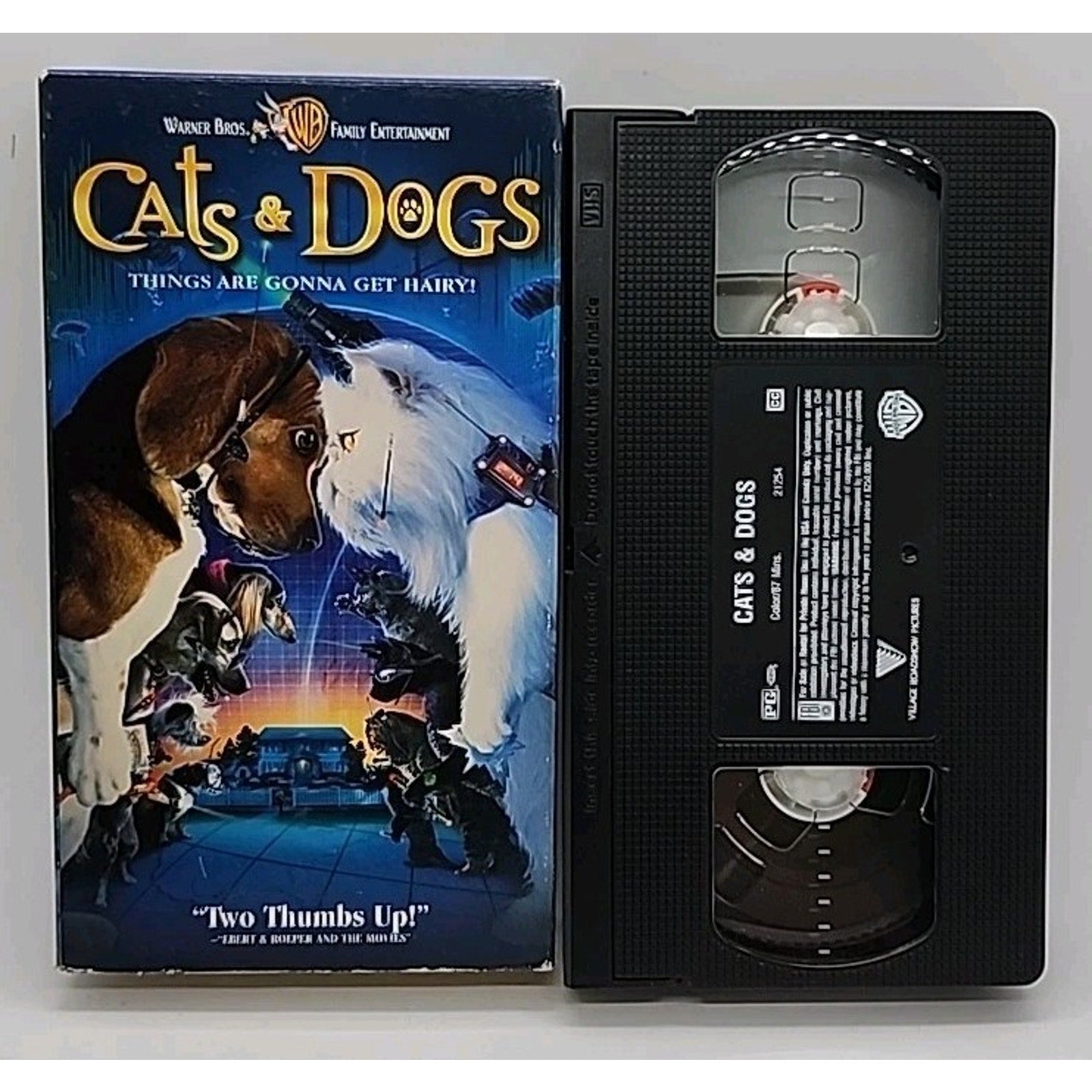 Cats Dogs (VHS, 2001, Slip Sleeve)