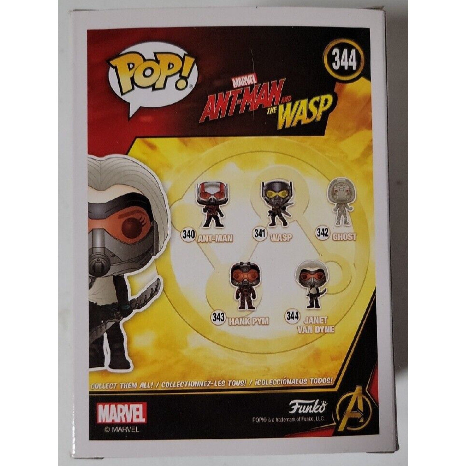 Funko POP! Marvel Ant-Man and The Wasp Janet Van Dyne #344