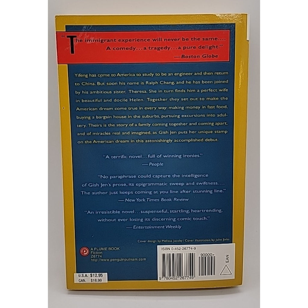 Typical American by Gish Jen (1992, Uk-B Format Paperback)