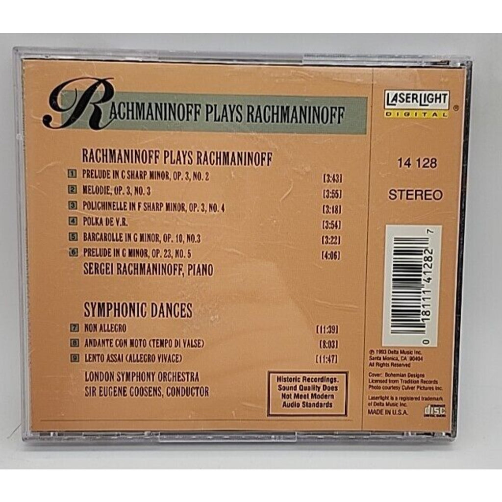 Sym Dances/Preludes (2) /Melodi by S. Rachmaninoff (CD, 1993)