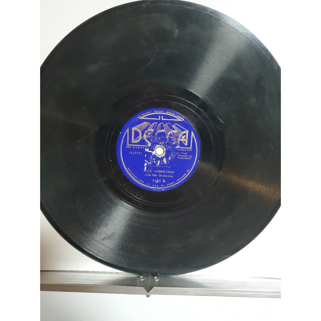 Dick Robertson And His Orchestra - When The Poppies Bloom Again/Wanted