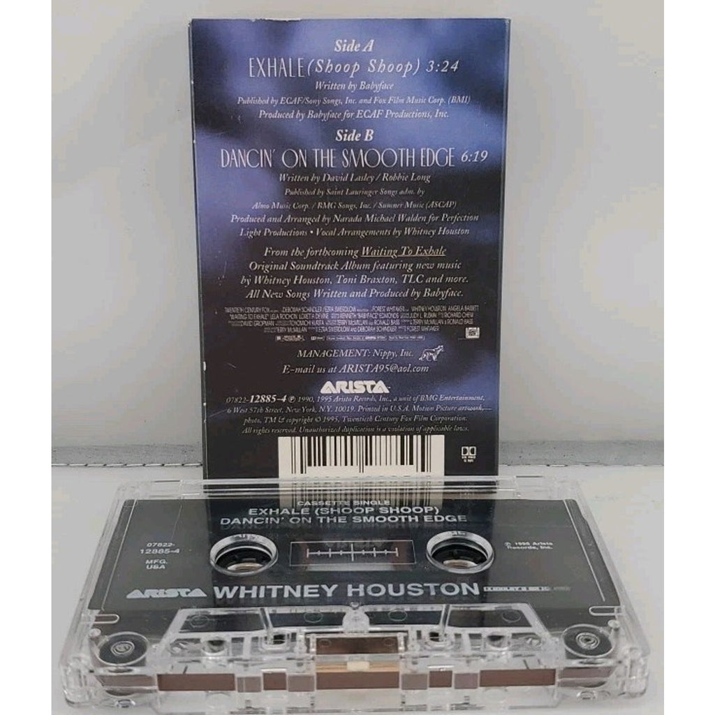 Exhale [Single] by Whitney Houston (Cassette, Nov-1995, Arista)