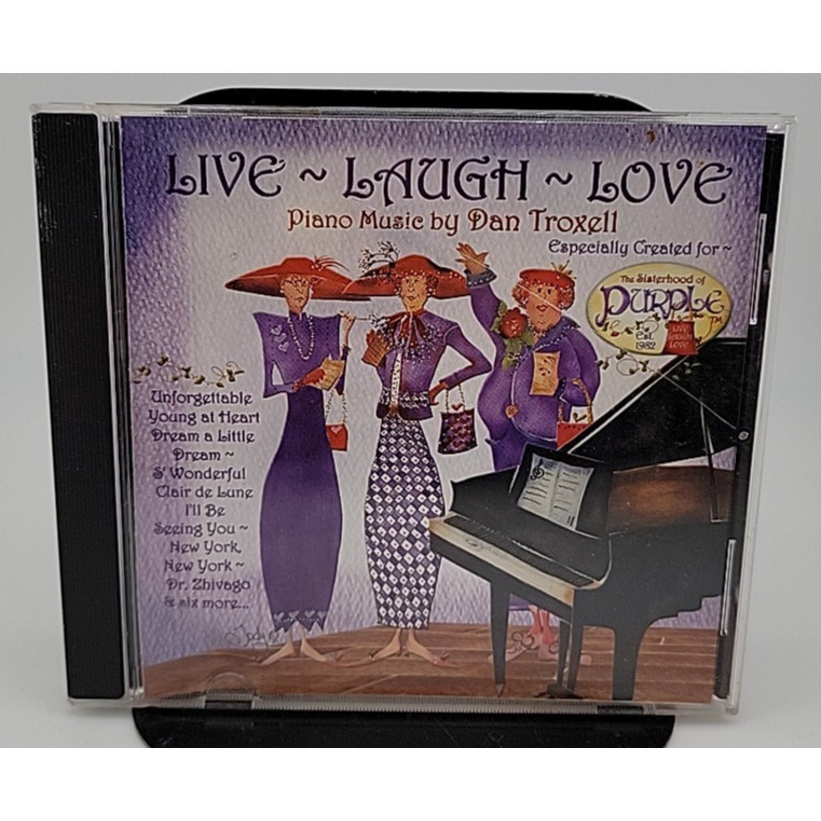 Live Laugh Love Pianist Dan Troxell CD