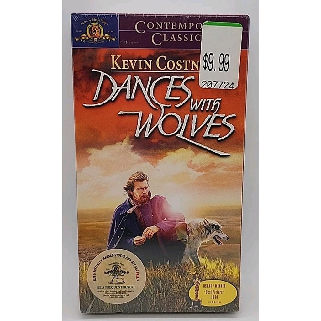 Dances with Wolves (VHS, 1999, Contemporary Classics) *Brand New*