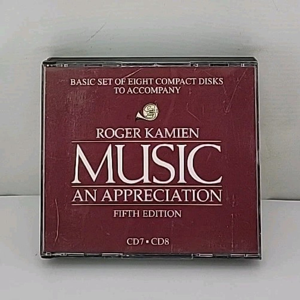 Music: An Appreciation Fifth Edition By Roger Kamien 2 CD Set