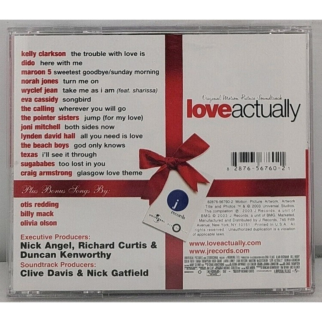Love Actually [Original Soundtrack] by Various Artists (CD, Nov-2003, J Records)