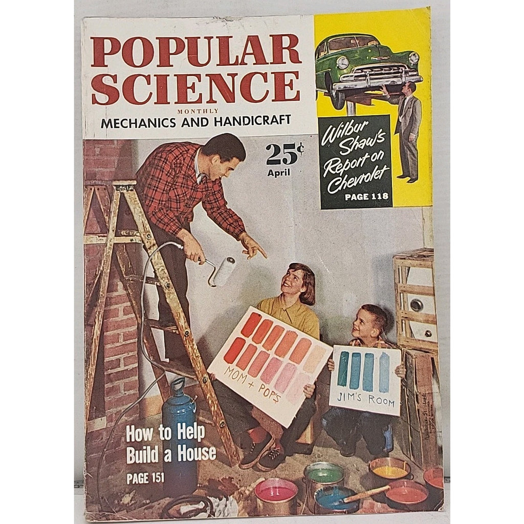 Popular Science Monthly: Mechanics And Handicraft - April 1952 - Vol. 160 No. 4