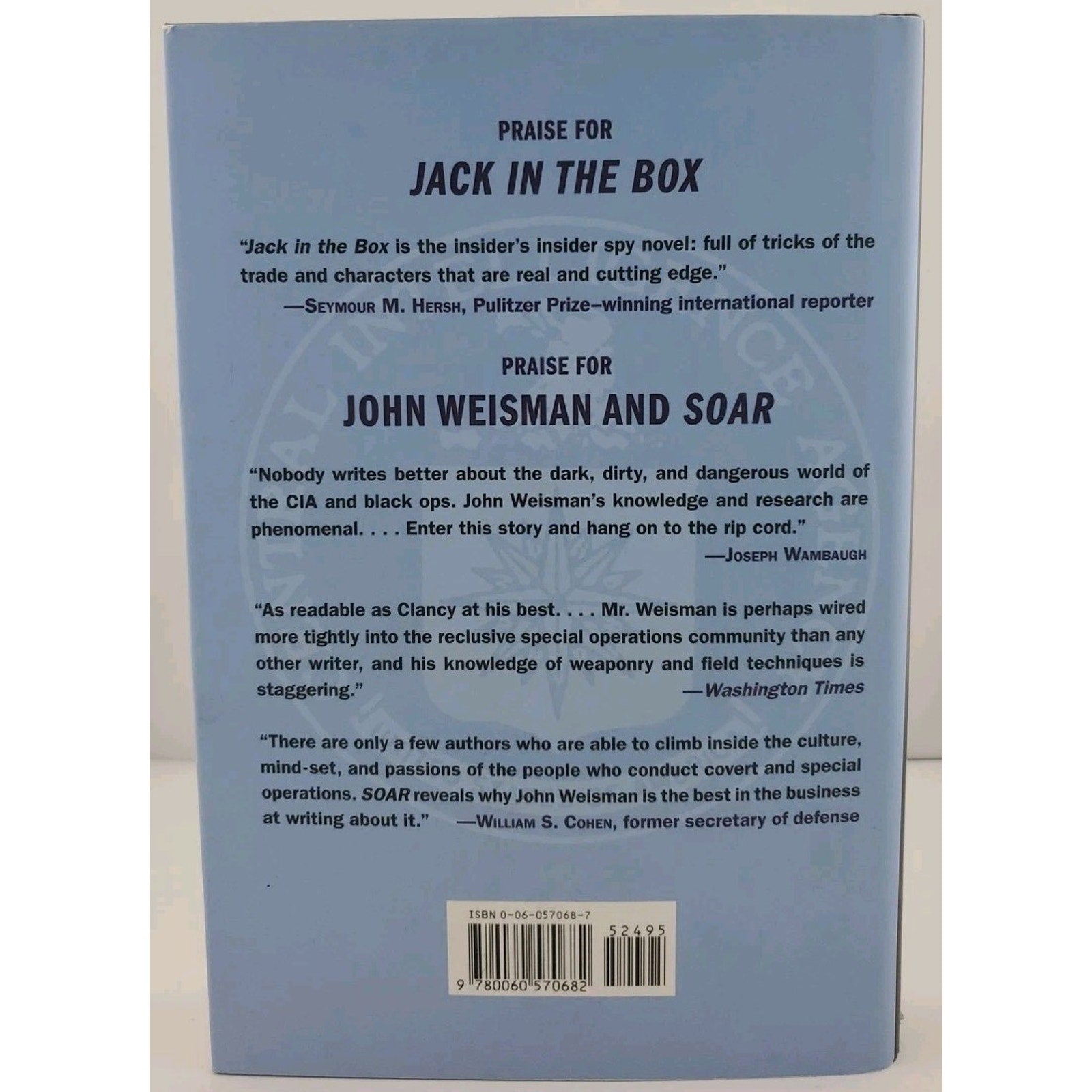 Jack in the Box : A Shadow War Thriller by John Weisman (2004, Hardcover)