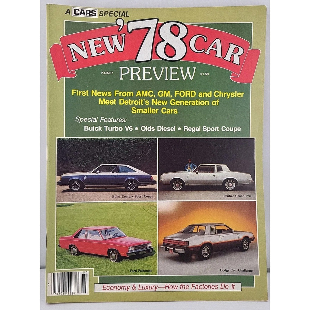 1978 New Car Preview Magazine