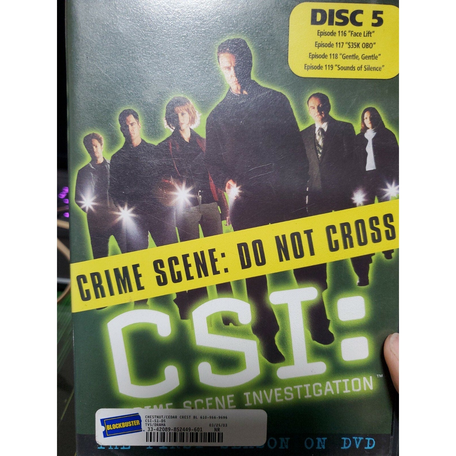 CSI: Crime Scene Investigation Season 1 Disc 5