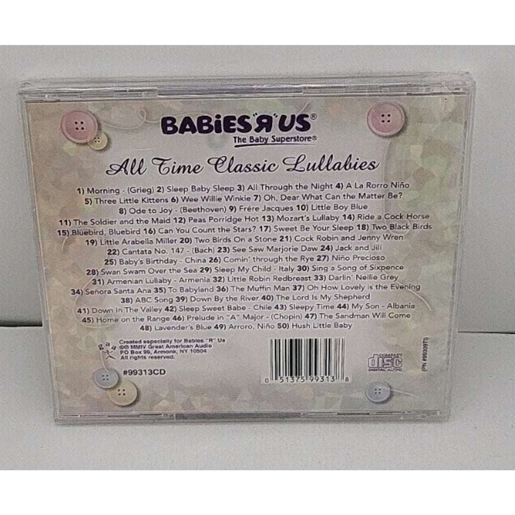 Babies R Us All Time Classic Lullabies (CD, 2004) *Brand New*
