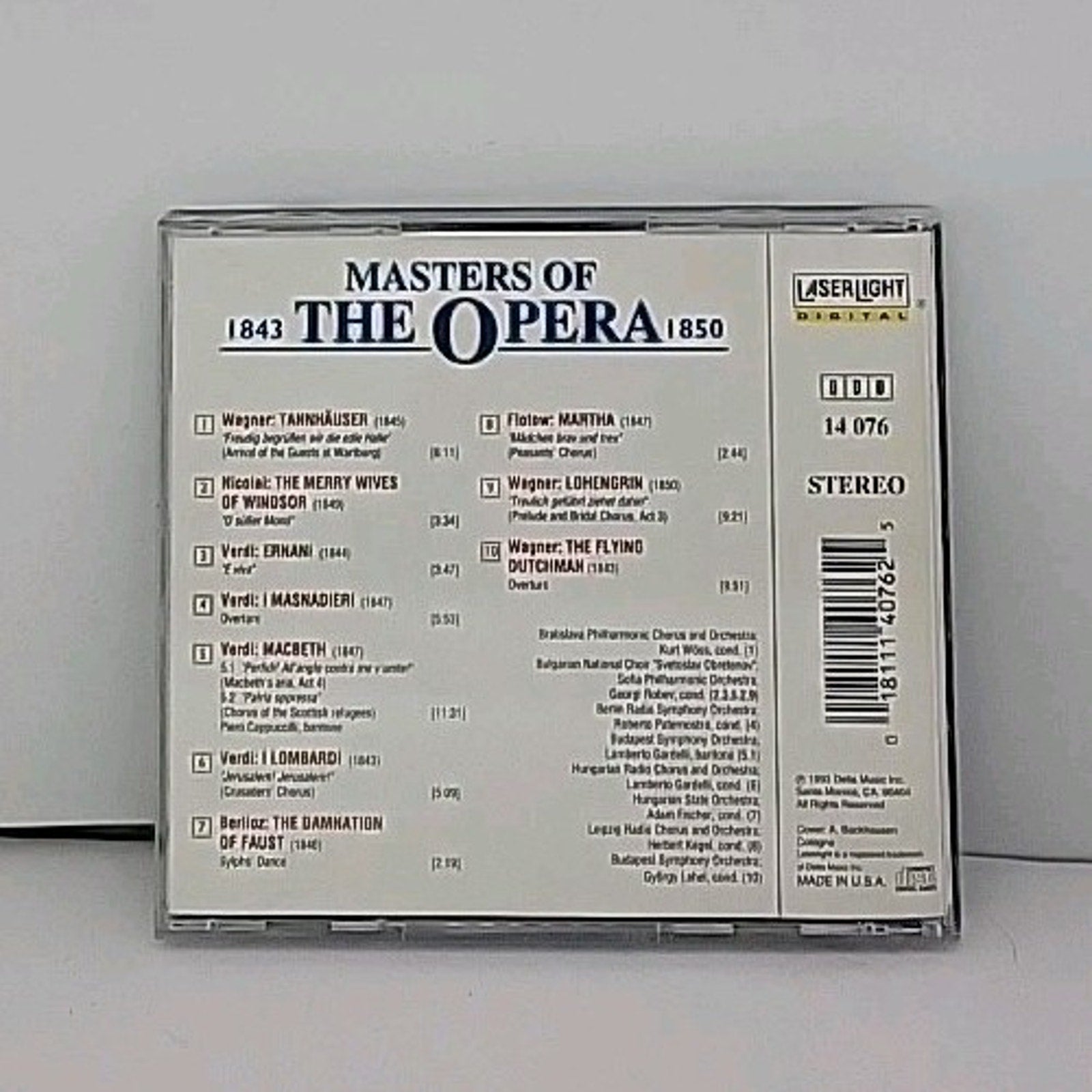 Masters Of The Opera Vol. 6 by Various (CD, 1993)