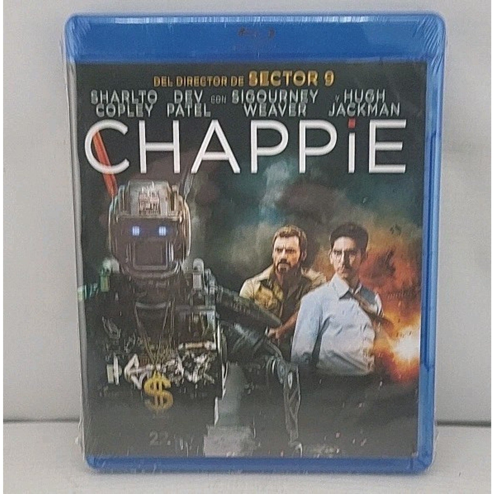 Chappie (Blu-ray, 2015) Spanish Packaging *Brand New*
