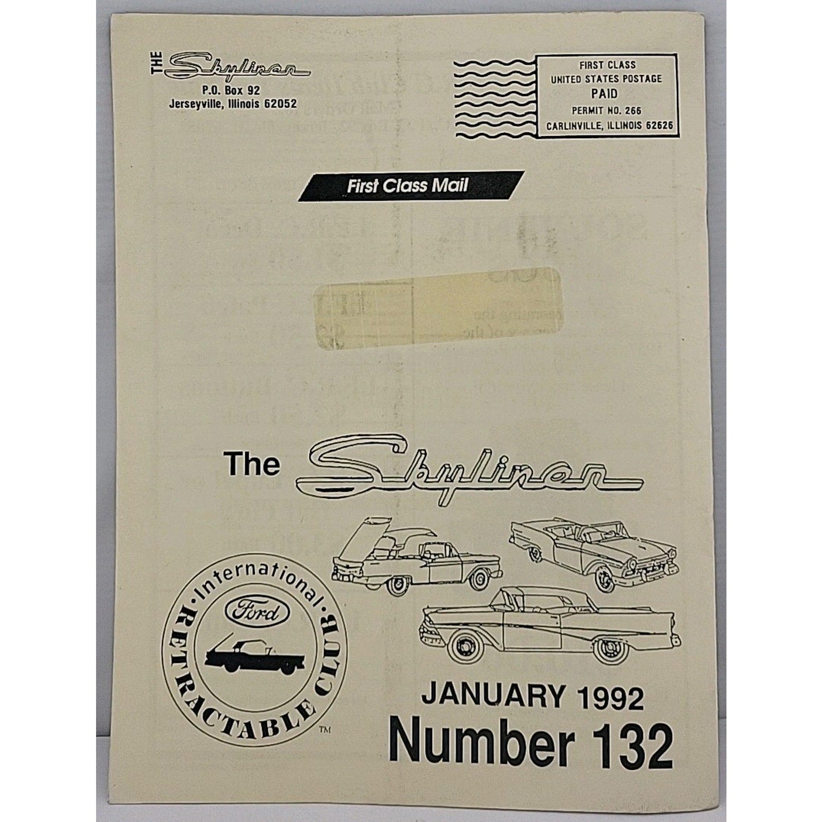 International Ford Retractable Club - 21st National Convention And Car Show -